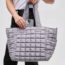 Dreamer - Quilted Puffer Nylon Tote: OIive