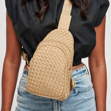 Beyond The Horizon Woven Neoprene Sling Sling Backpack: Bone