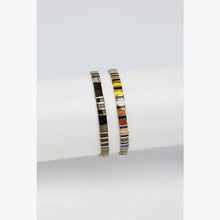 Rainbow Stretch Bracelet Set: Turquoise