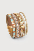 Quad Heart Leather Bracelet
