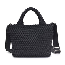 Sky's The Limit - Woven Neoprene Small Crossbody: Black
