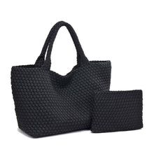 Sky's The Limit - Large Laced Up Eco-Edition Tote: Navy