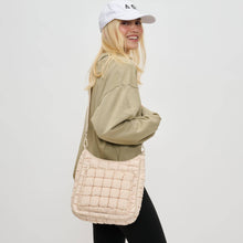 Aura - Quilted Nylon Puffer Crossbody: Black