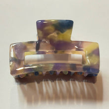 Small Cutout Rectangle Jaw: Milkway Blue