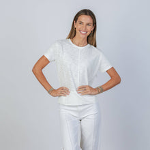 Celia Perfect Length Tee in Ivory