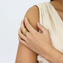 Flower Ring - 24K Gold Plated: Gold