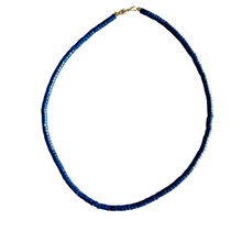 The Sullivan Heishi Gemstone Necklace: Orange Jasper