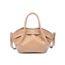 Selena - Embossed Woven Crossbody: Burgundy