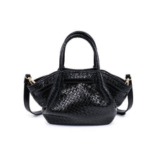 Selena - Embossed Woven Crossbody: Burgundy