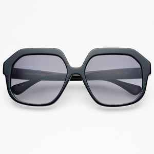 Stella Acetate Womens Octagonal Sunglasses: Black